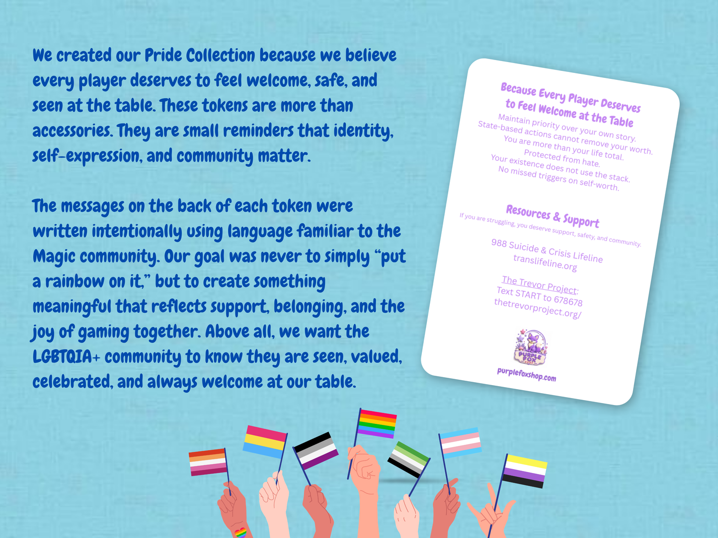 Original Pride Flag | Custom MTG Token