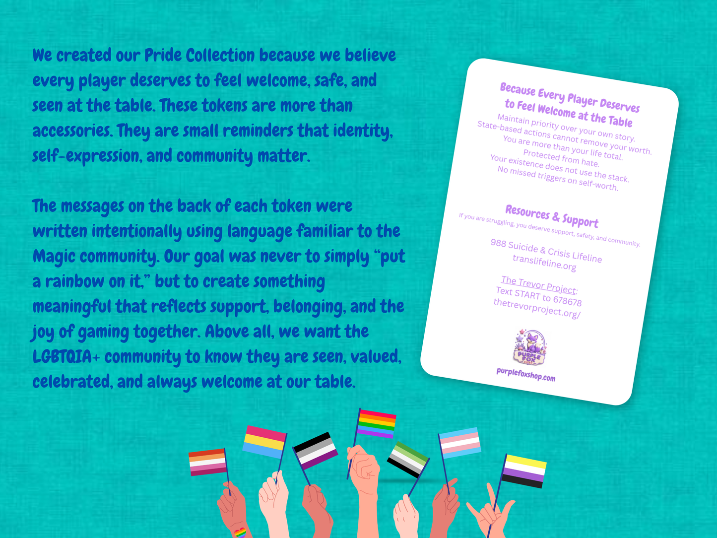 Gay Men Pride Flag | Custom MTG Token
