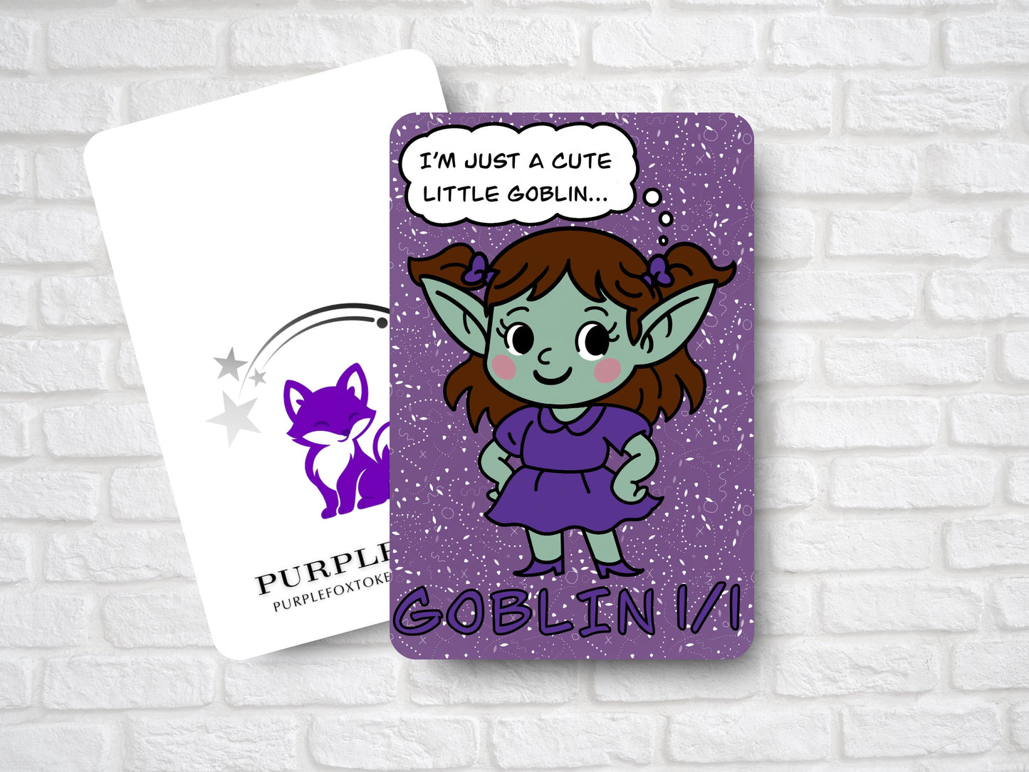1/1 Goblin Token (for Magic the Gathering) Scribbles Collection