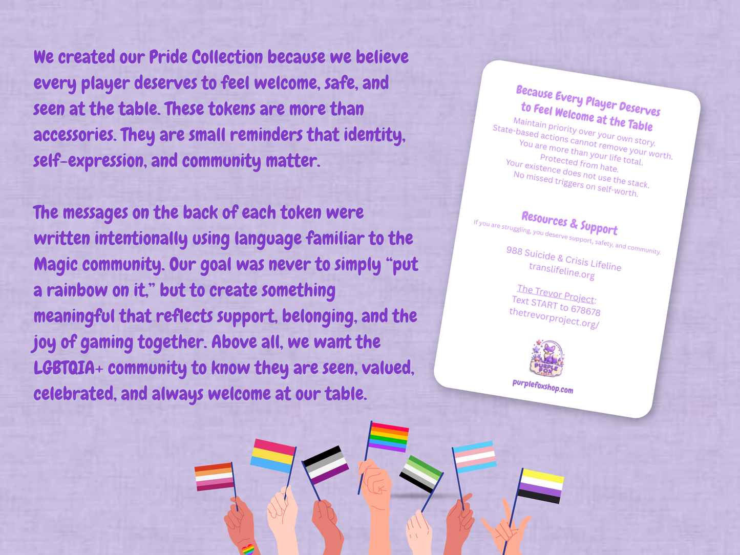 Demisexual Pride Flag | Custom MTG Token