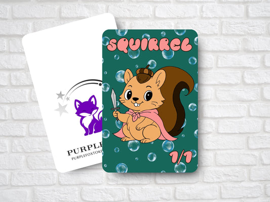 1/1 Squirrel Token (for Magic the Gathering) Bubbles Collection