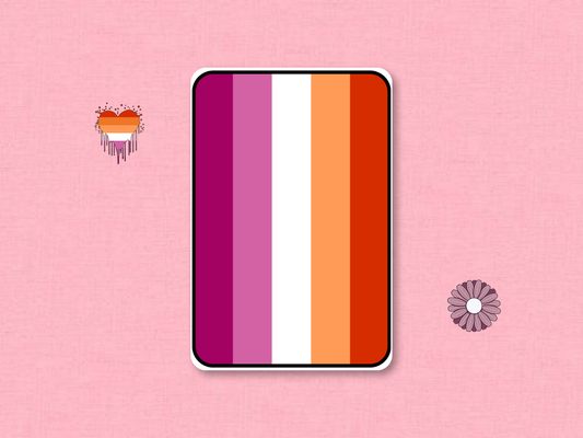 Lesbian Pride Flag | Custom MTG Token