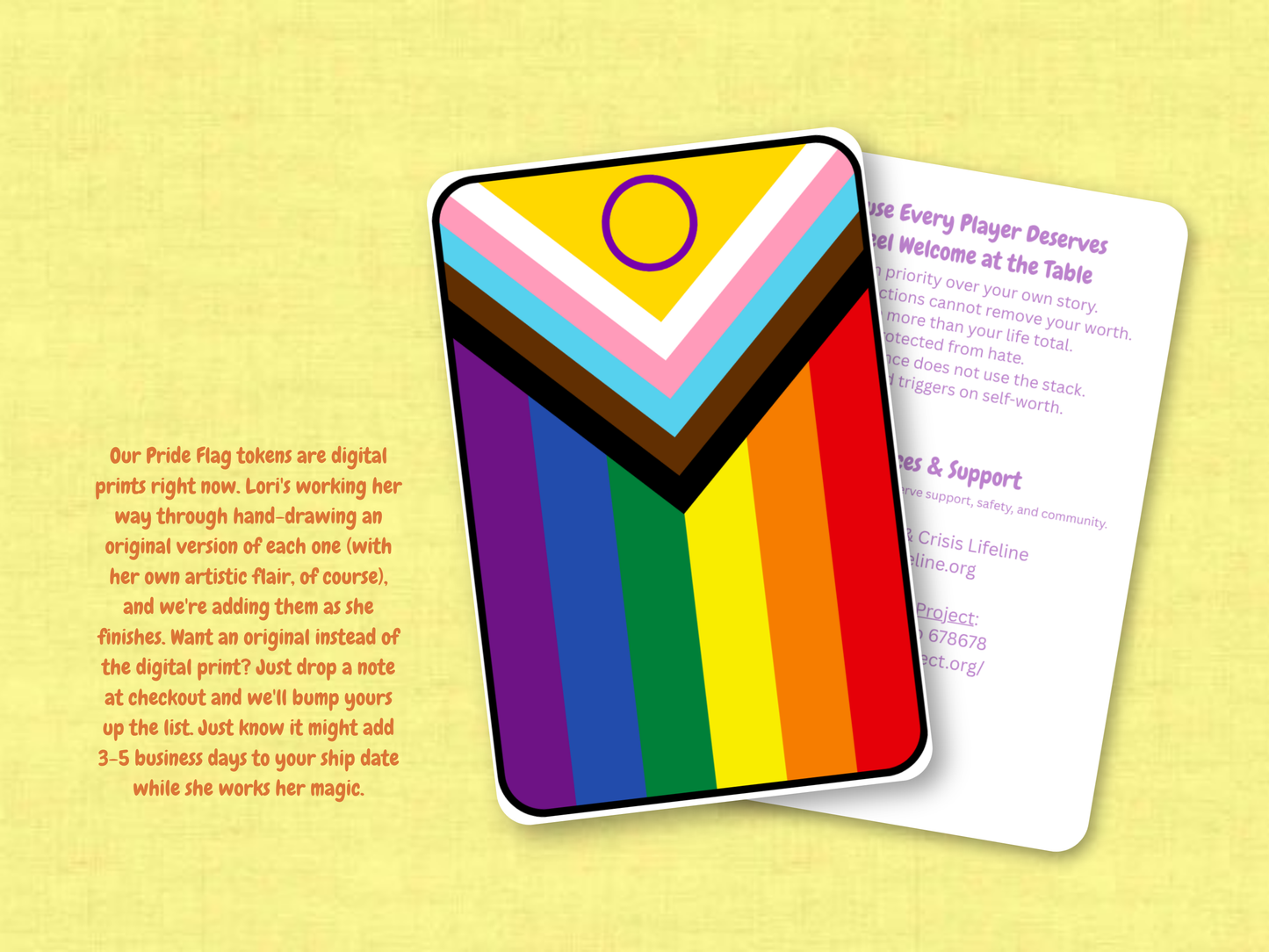 Intersex-Inclusive Pride Flag | Custom MTG Token