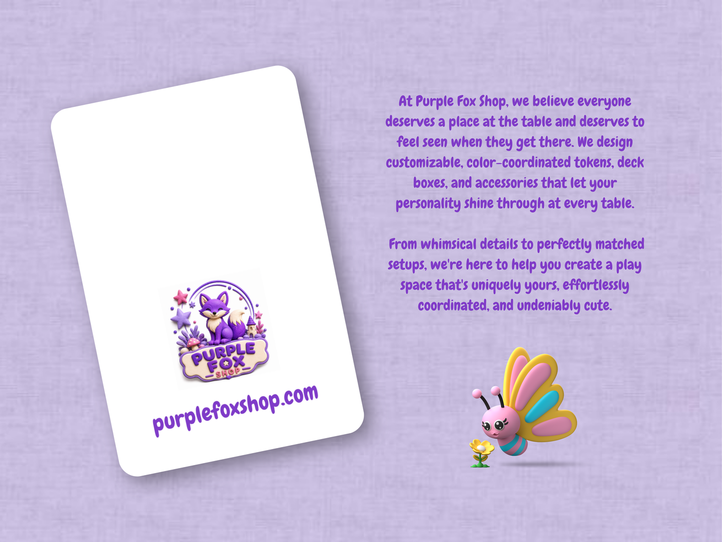 Fish Token 1/1 (Purple) - Original Chibi Art | Custom MTG Token