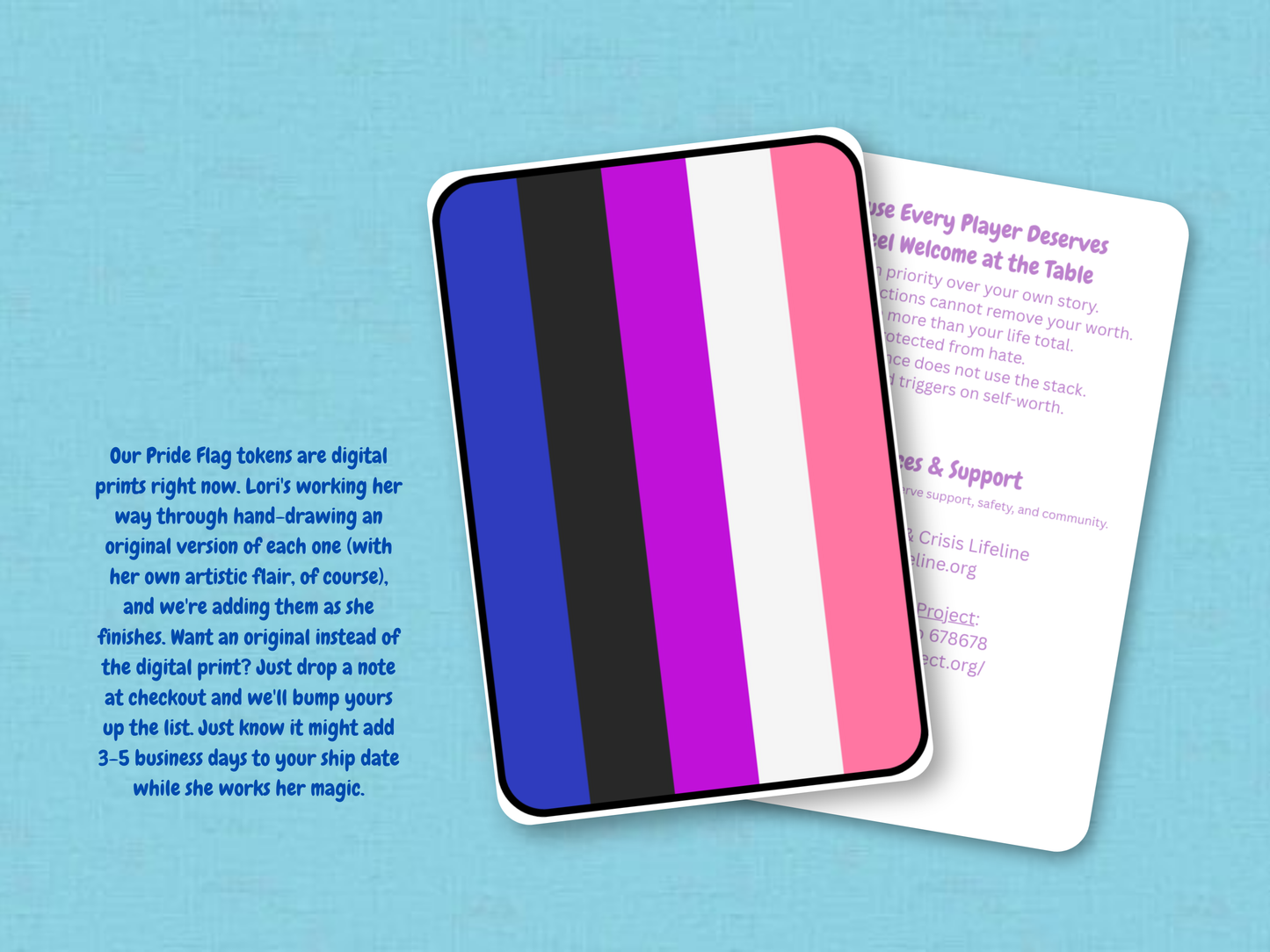 Genderfluid Pride Flag | Custom MTG Token