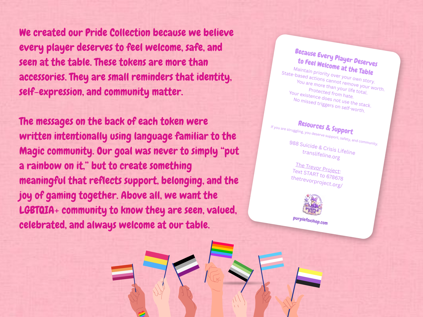 Lesbian Pride Flag | Custom MTG Token