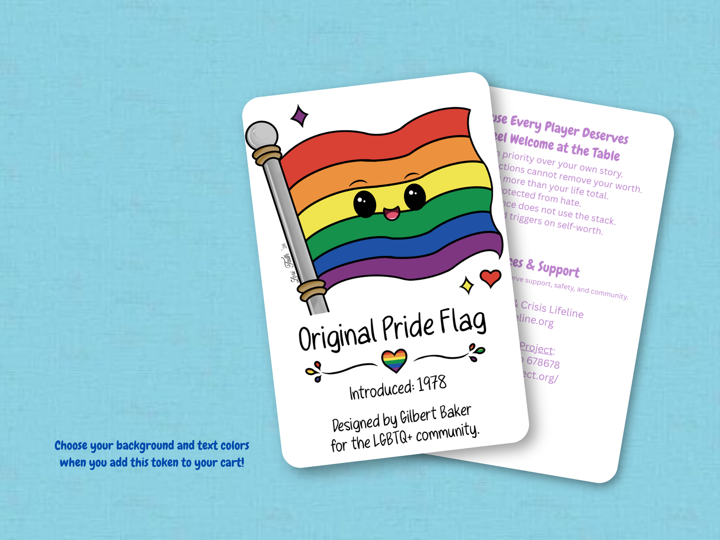 Original Pride Flag | Custom MTG Token