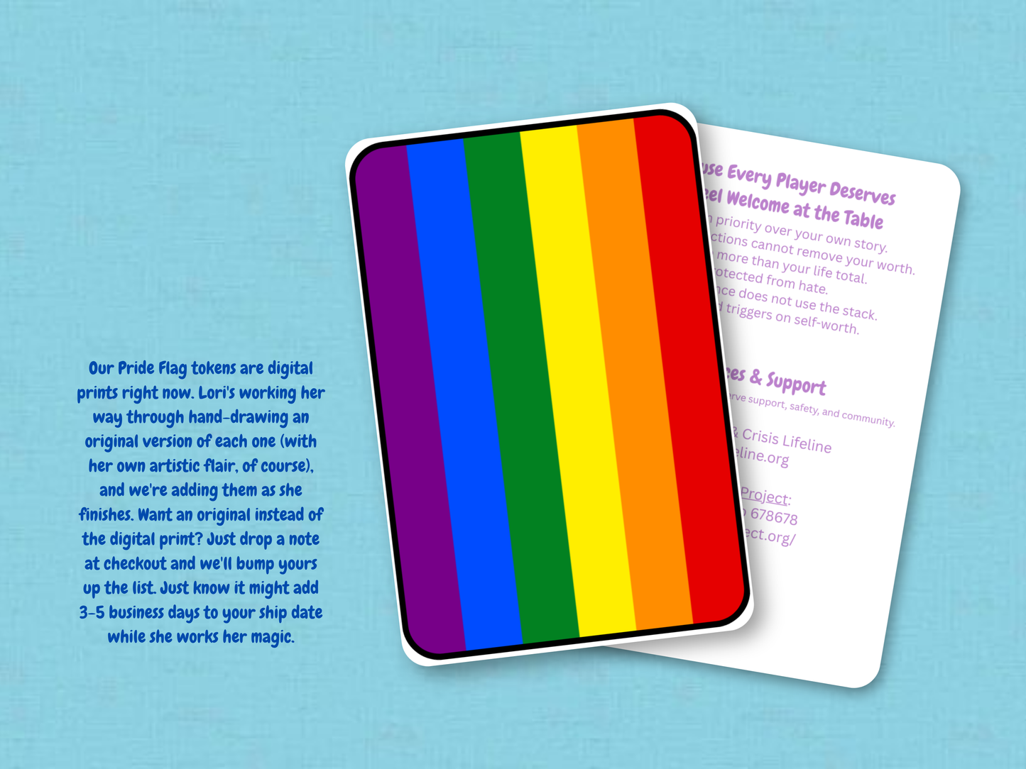 LGBT Pride Flag | Custom MTG Token