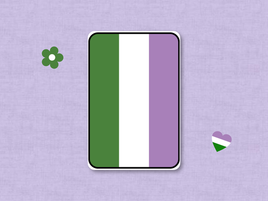 Genderqueer Pride Flag | Custom MTG Token