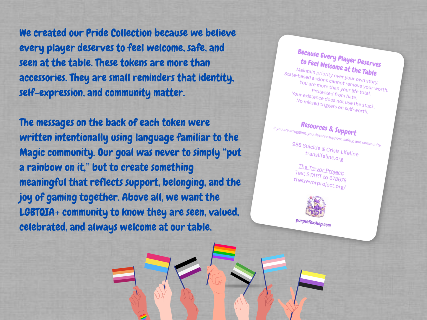 Asexual Pride Flag | Custom MTG Token