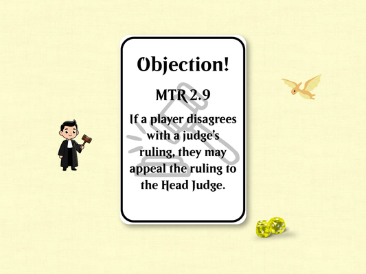 Objection! (MTR 2.9) | Judge Collection | Custom MTG Token