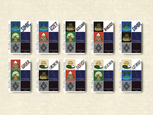 Floating Mana Tokens – Complete Two-Color Set (10 Cards) | MTG Mana Bundle