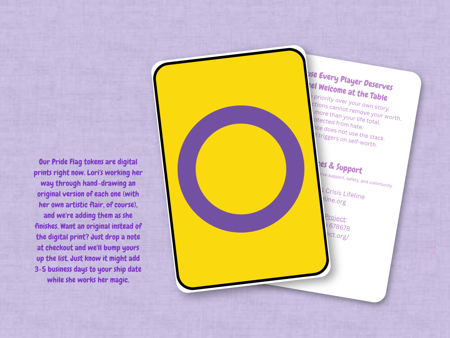 Intersex Pride Flag | Custom MTG Token