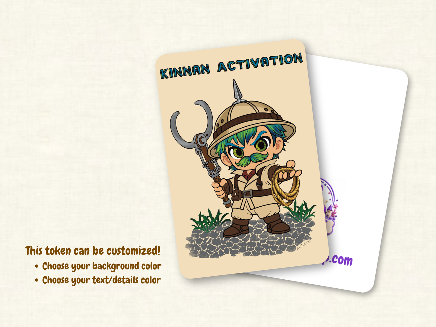 Kinnan Activation Token - Original Chibi Art | Custom MTG Token