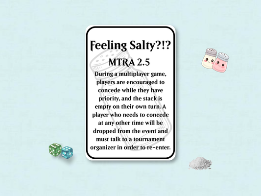 Feeling Salty?!? (MTRA 2.5) | Judge Collection | Custom MTG Token