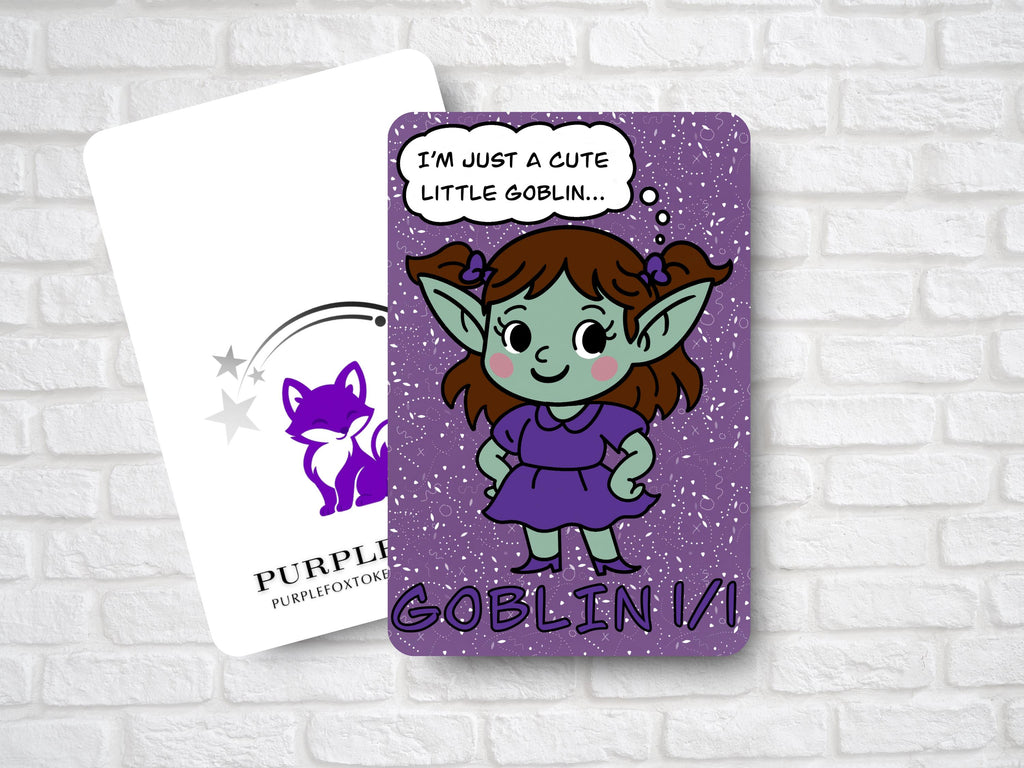 1/1 Goblin Token (for Magic the Gathering) Scribbles Collection