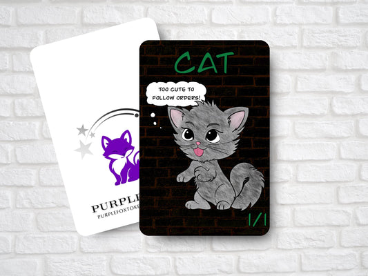 1/1 Cat Token (for Magic the Gathering) Bricks Collection