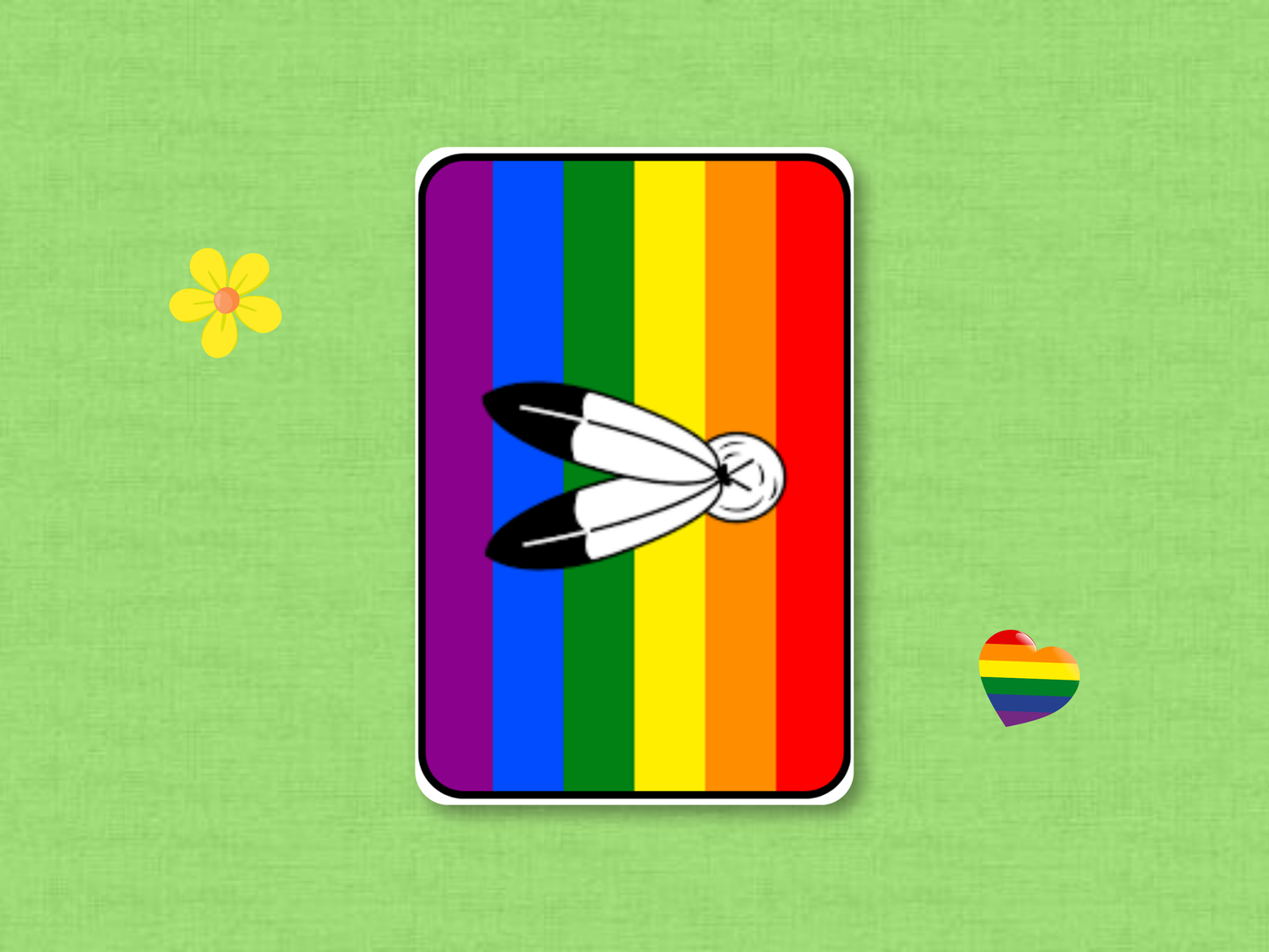 Two Spirit Pride Flag | Custom MTG Token