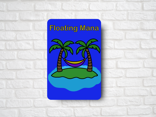 Floating Mana – Island (Blue) Token