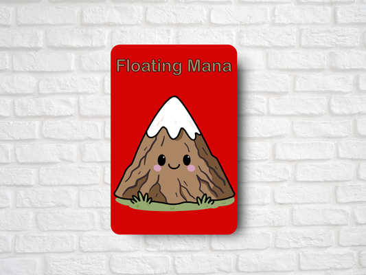 Floating Mana – Mountain (Red) Token