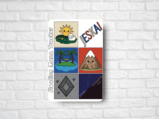 Jeskai Floating Mana Token – White Blue Red – MTG Triple-Color Mana