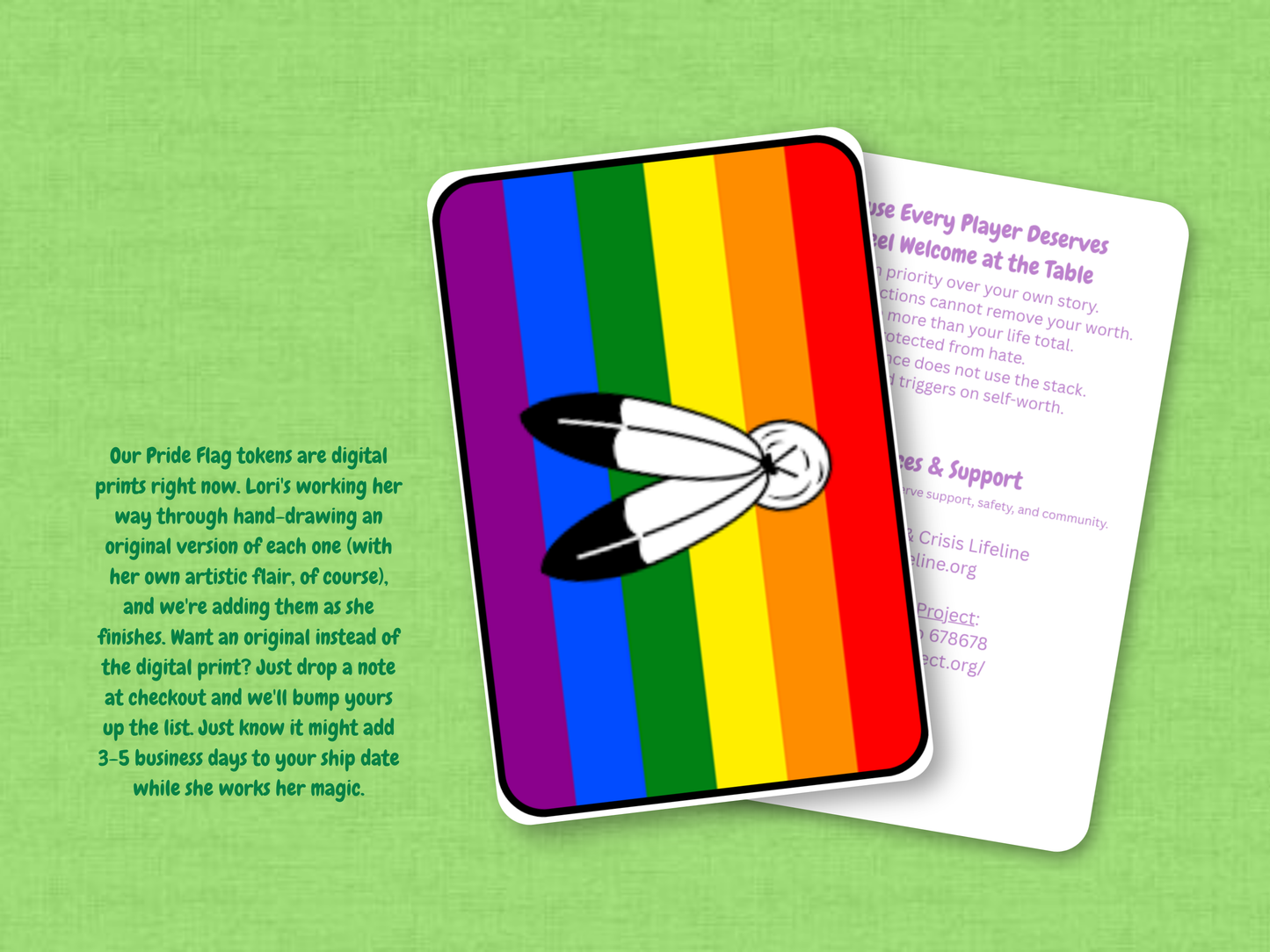Two Spirit Pride Flag | Custom MTG Token