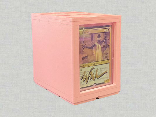 100+ Card Showcase Deck Box (Sakura Pink)| SpellStack™ | Custom TCG Storage