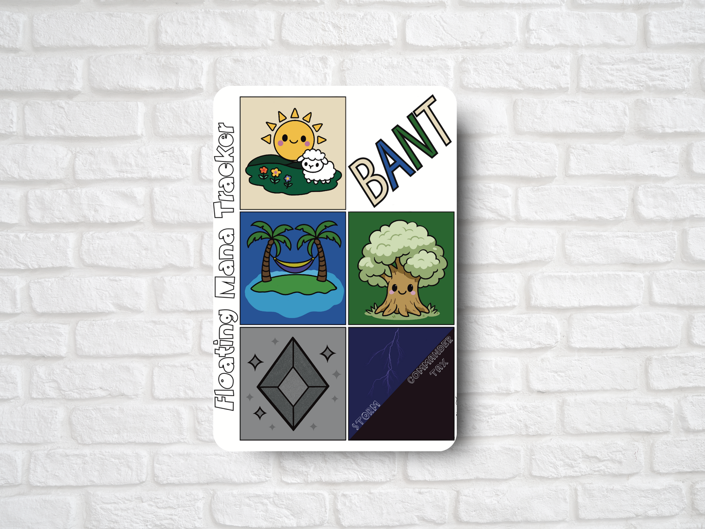 3-Color Floating Mana Token Bundle – All 10 Tri-Color Combos – MTG Mana Tokens