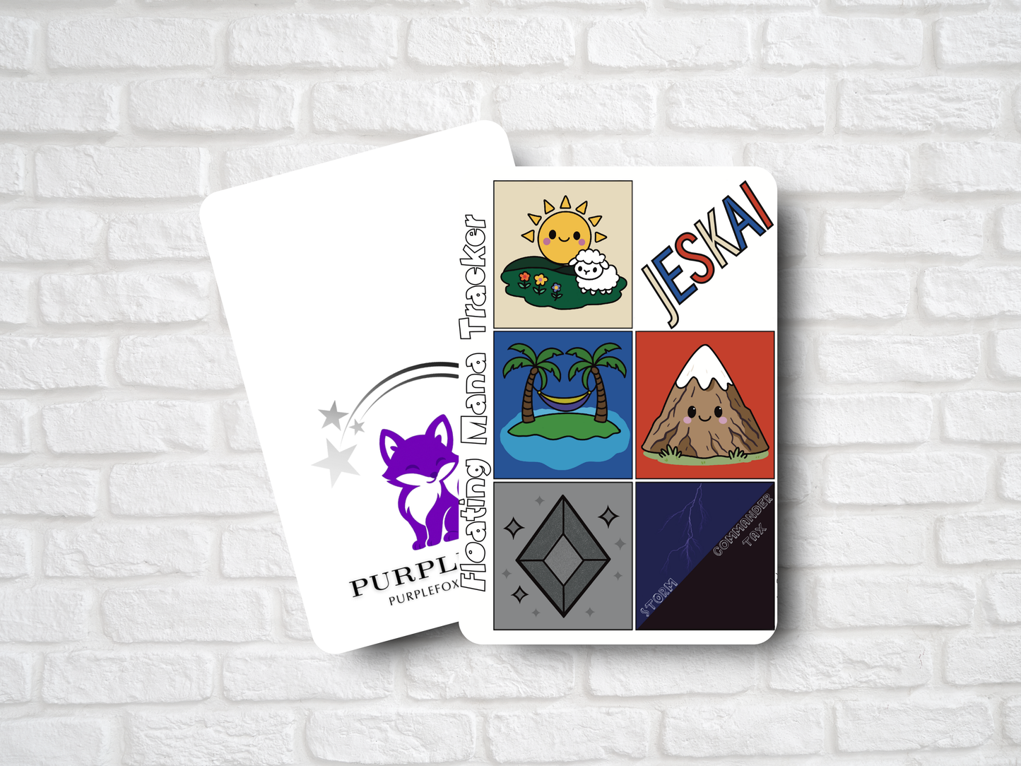 Jeskai Floating Mana Token – White Blue Red – MTG Triple-Color Mana