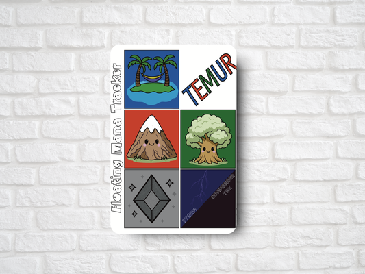 Temur Floating Mana Token – Blue Red Green – MTG Triple-Color Mana