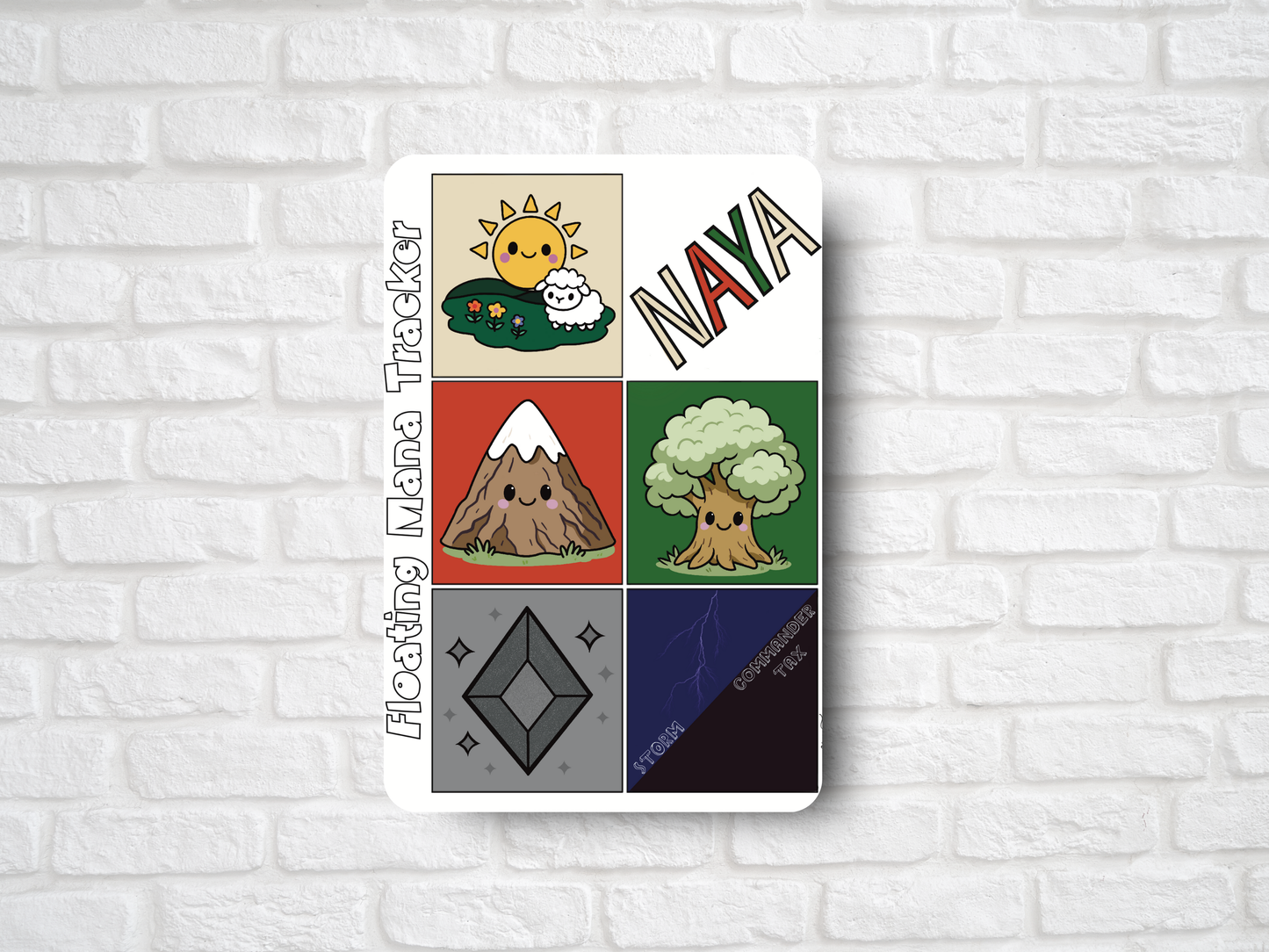 3-Color Floating Mana Token Bundle – All 10 Tri-Color Combos – MTG Mana Tokens