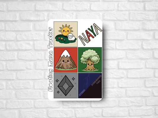 Naya Floating Mana Token – Red Green White – MTG Triple-Color Mana