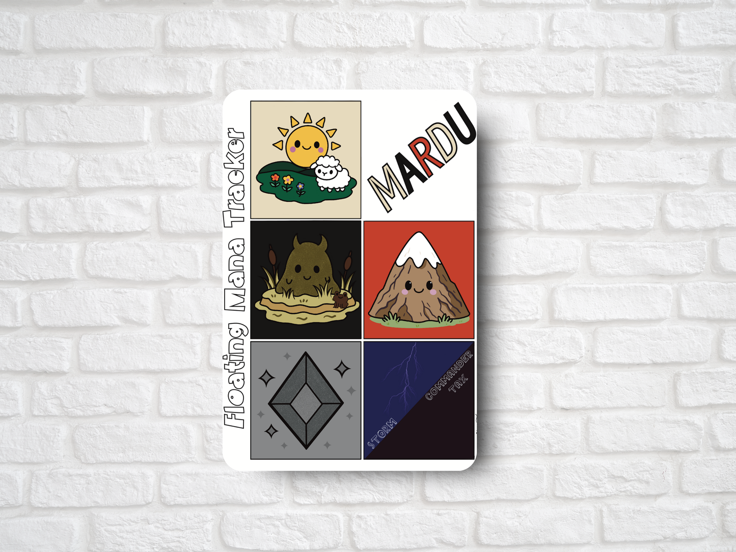 3-Color Floating Mana Token Bundle – All 10 Tri-Color Combos – MTG Mana Tokens