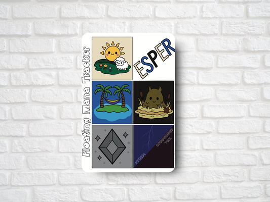 Esper Floating Mana Token – White Blue Black – MTG Triple-Color Mana