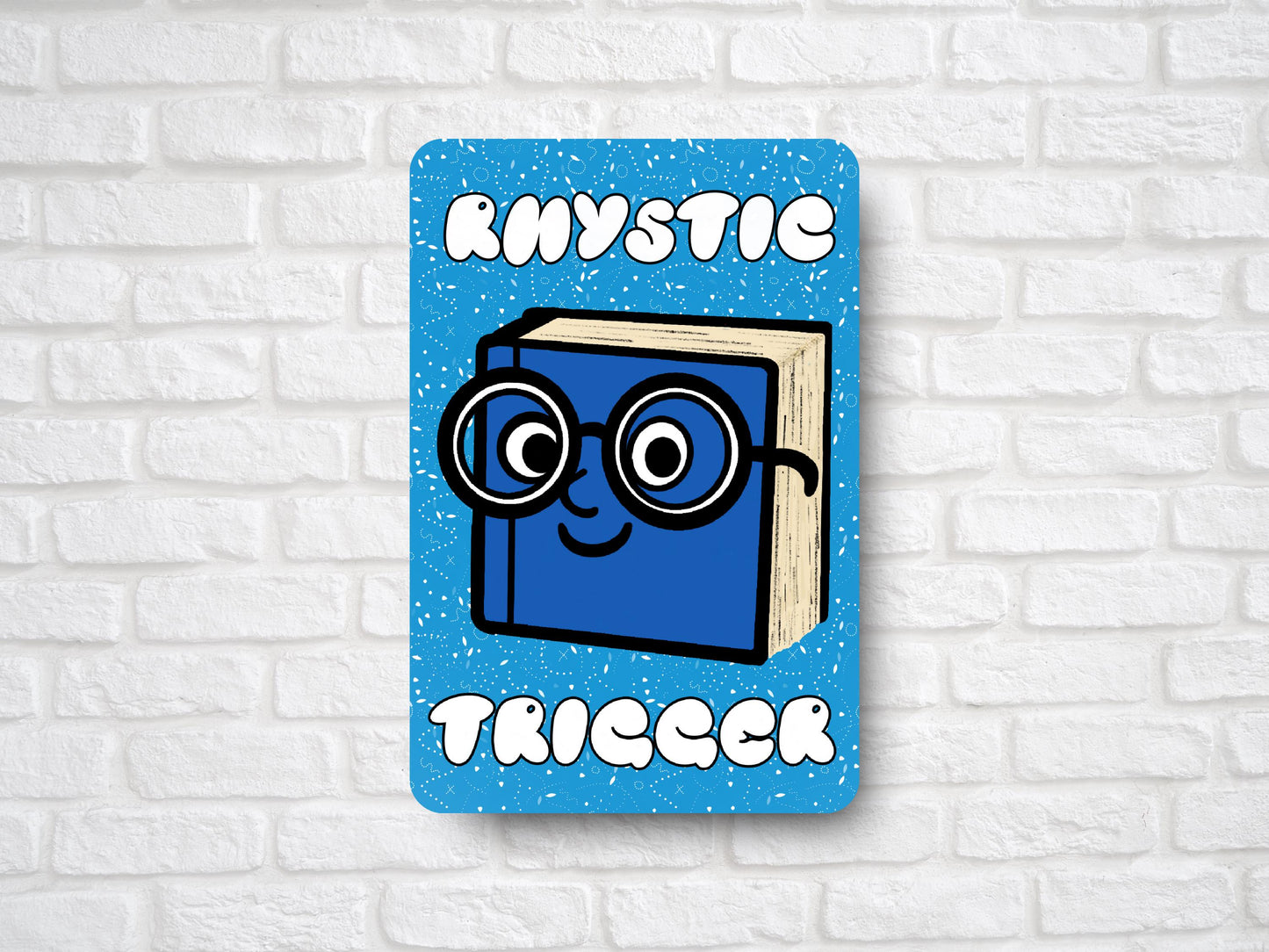 Rhystic Study Trigger Token (for Magic the Gathering) Scribbles Collection