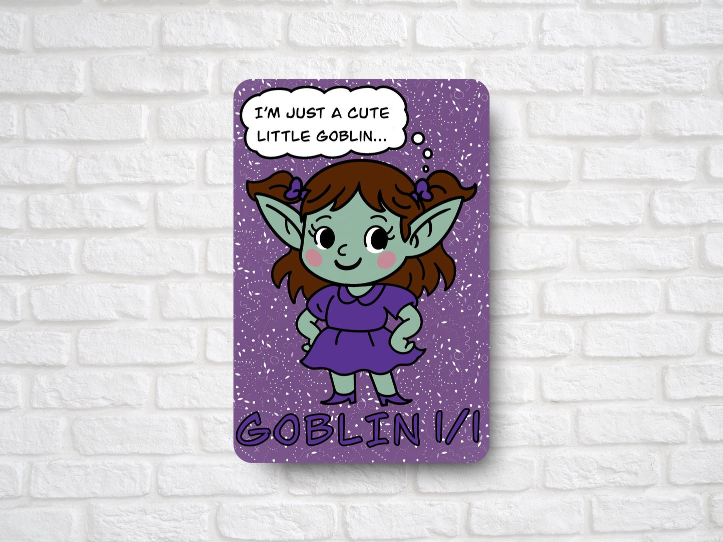 1/1 Goblin Token (for Magic the Gathering) Scribbles Collection