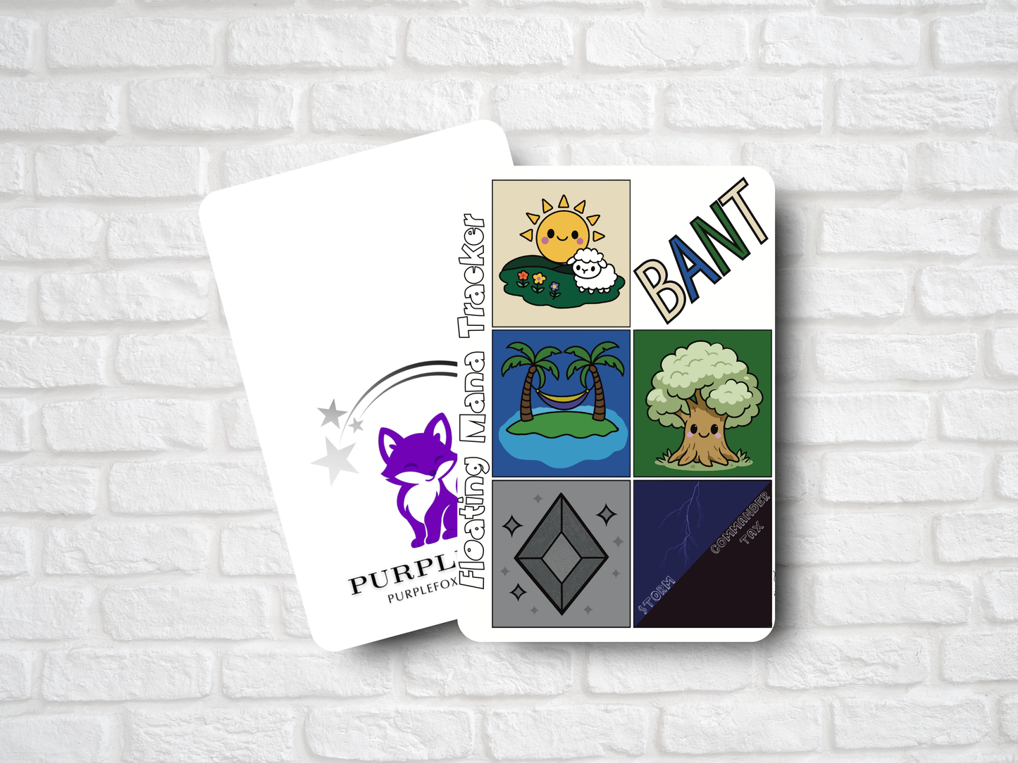 Bant Floating Mana Token – Green White Blue – MTG Triple-Color Mana