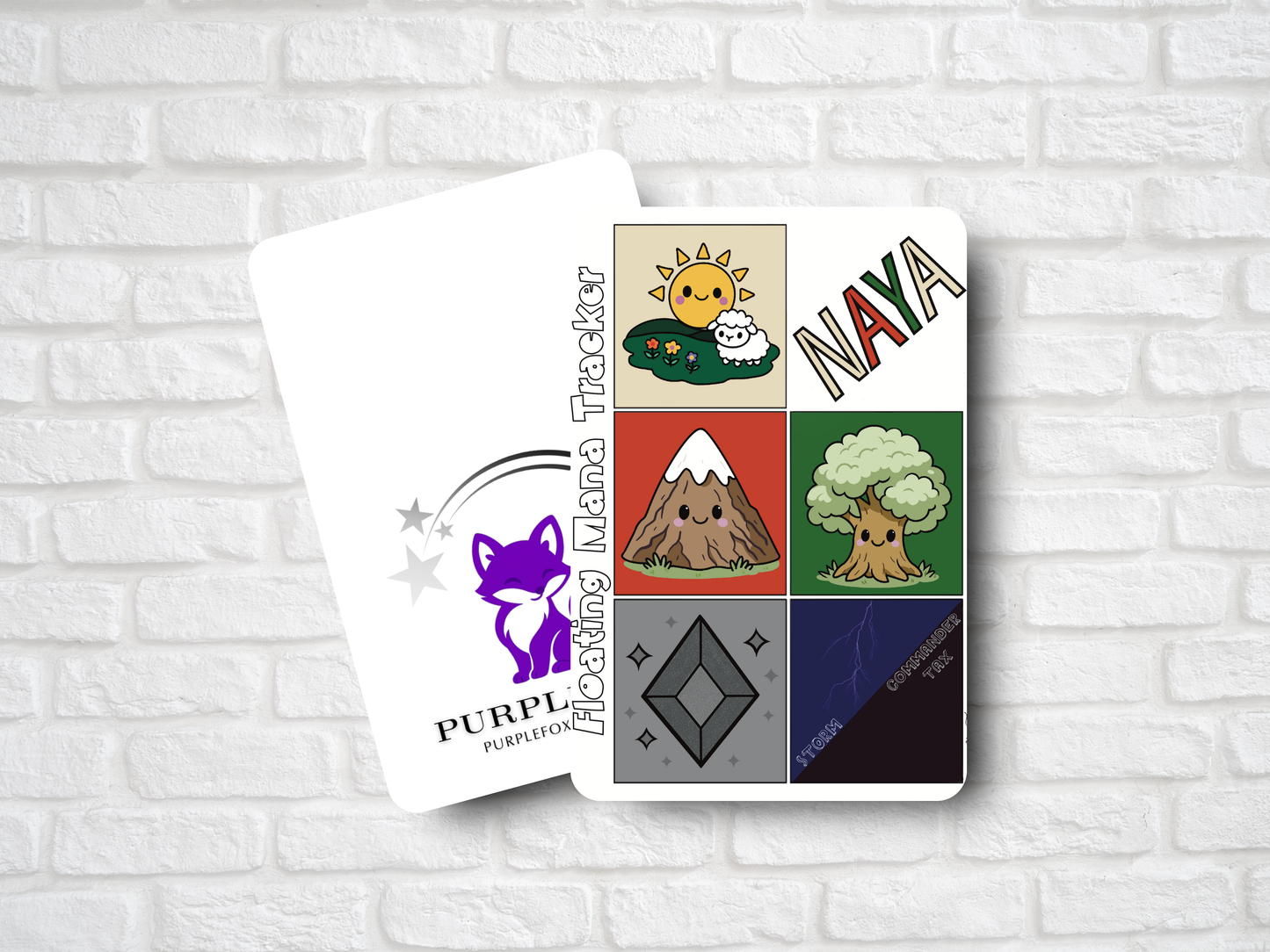 Naya Floating Mana Token – Red Green White – MTG Triple-Color Mana