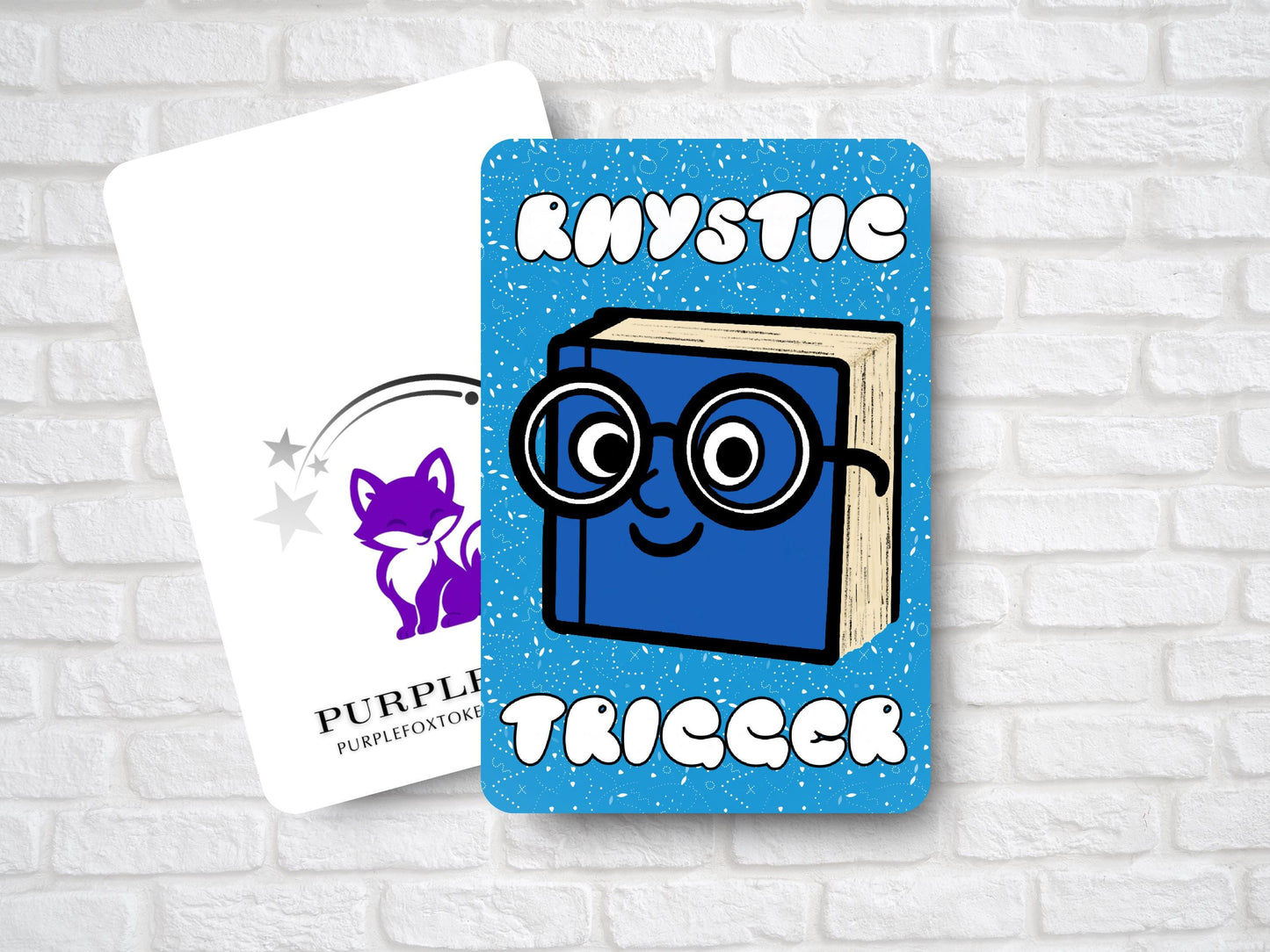 Rhystic Study Trigger Token (for Magic the Gathering) Scribbles Collection