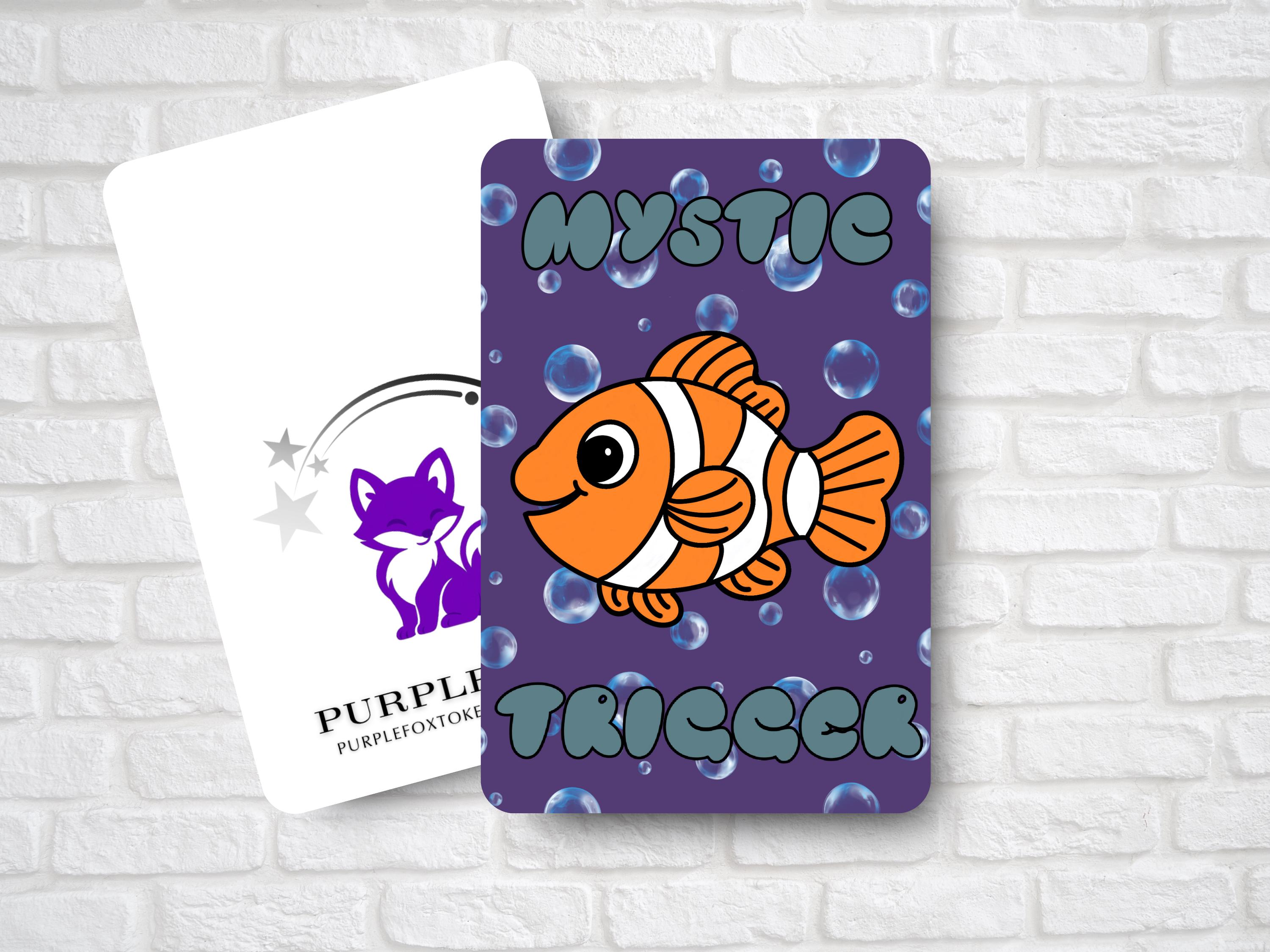 Mystic Remora Trigger Token (for Magic the Gathering) Bubbles Collection