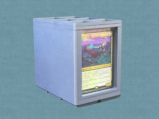 100+ Card Showcase Deck Box (Custom Color)| SpellStack™ | Custom TCG Storage