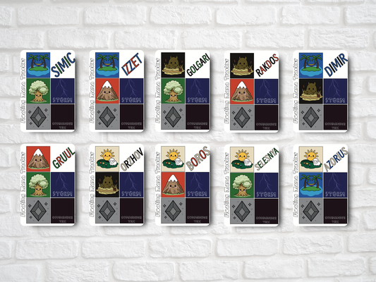 Floating Mana Tokens – Complete Two-Color Set (10 Cards) | MTG Mana Bundle