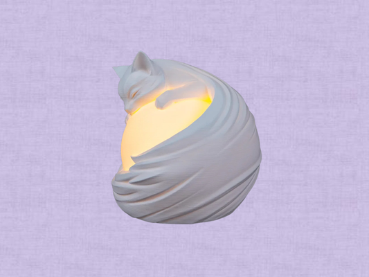 Customizable Sleeping Cat LED Table Lamp