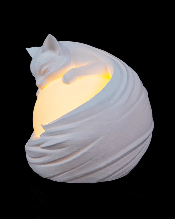 Customizable Sleeping Cat LED Table Lamp