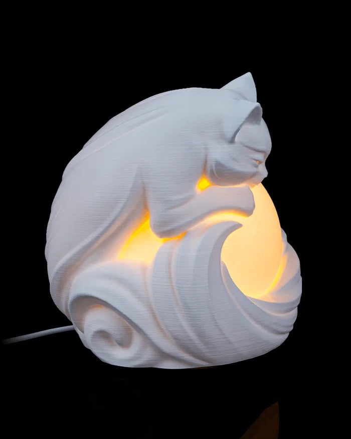 Customizable Sleeping Cat LED Table Lamp