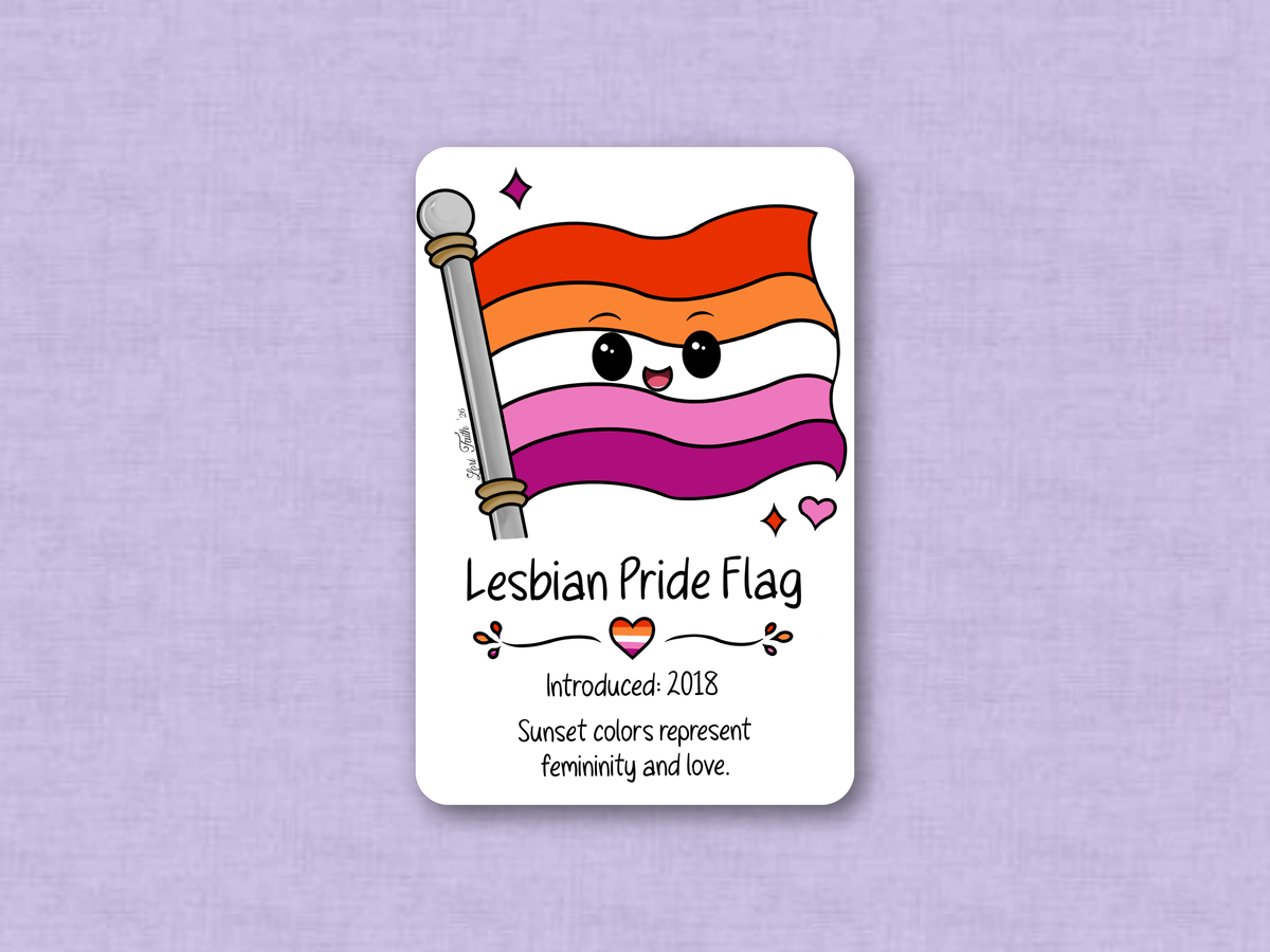 Lesbian Pride Flag | Custom MTG Token