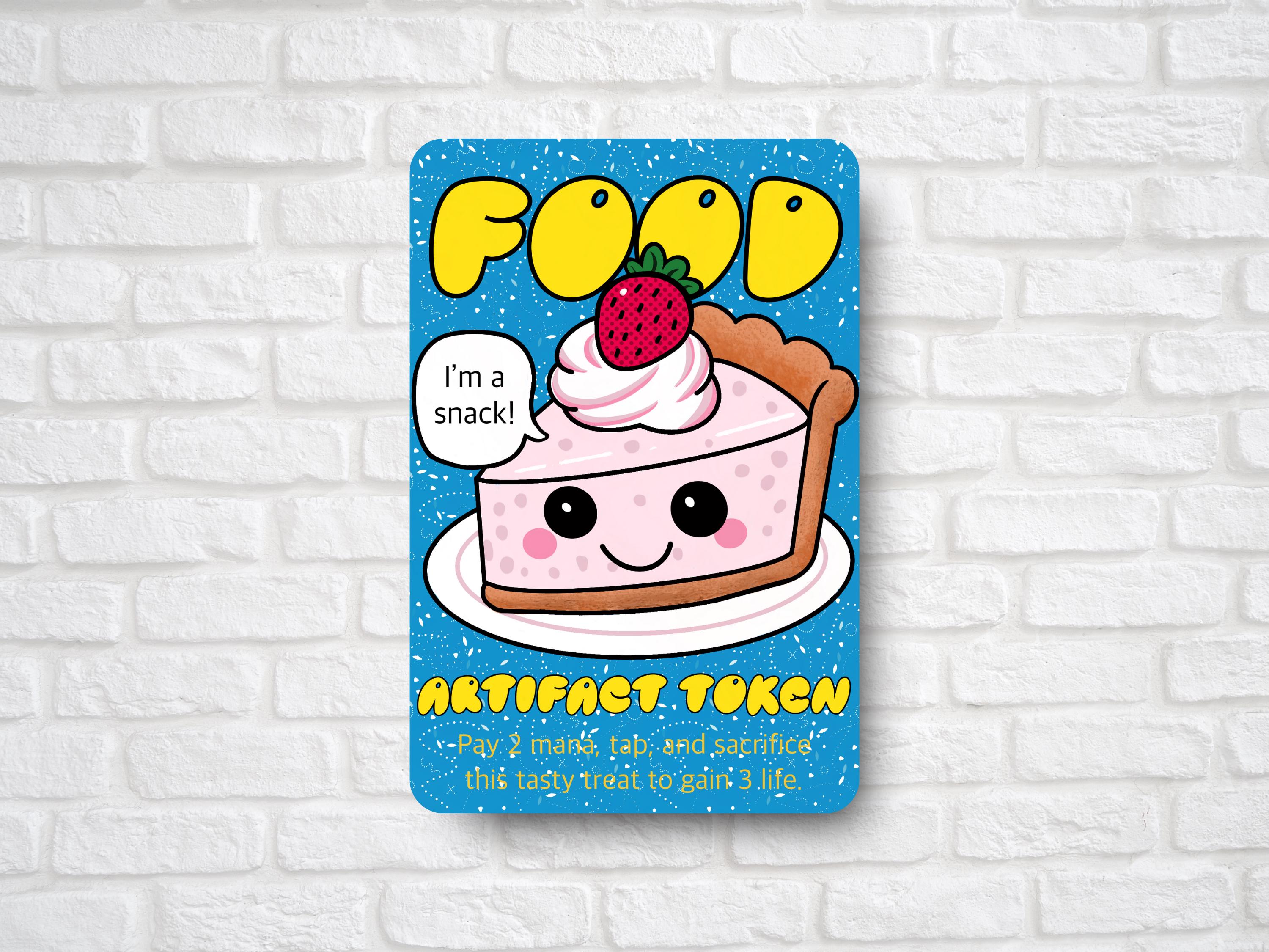 Food Token (for Magic the Gathering) Scribbles Collection