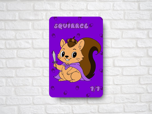 1/1 Squirrel Token (for Magic the Gathering) Acorns