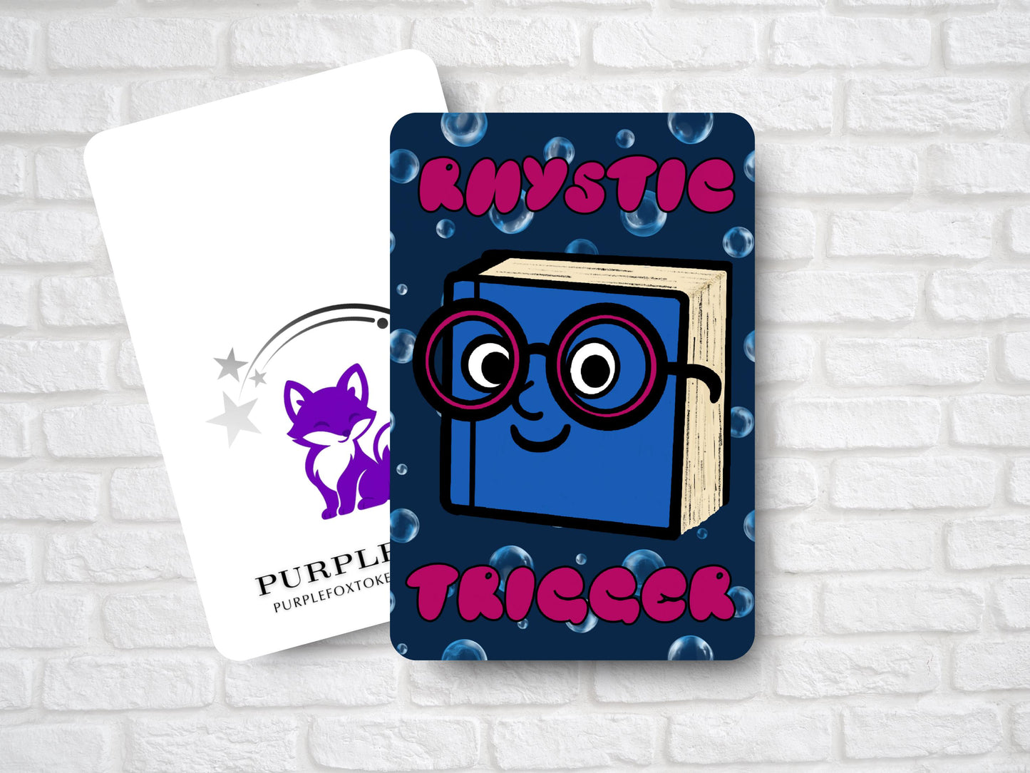 Rhystic Study Trigger Token (for Magic the Gathering) Bubbles Collection